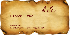 Lippai Irma névjegykártya
